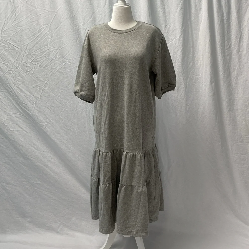 Anthropologie Daily Practice Tiered Lounge Dress - fits L - Picture 9 of 16